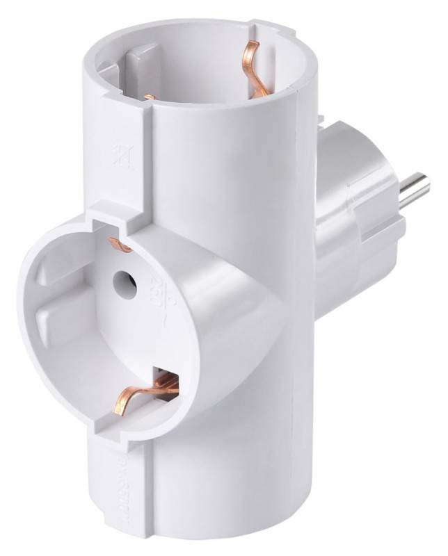 

Разветвитель сетевой Buro BU-PS3TG-W 3 розетки, белый (пакет ПЭ), BU-PS3TG-W