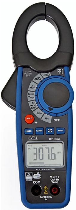 

Токоизмерительные клещи CEM DT-3361 CEM 481936, DT-3361