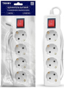 фото Удлинитель  TOKOV ELECTRIC TKE-C01-BU4-3-1-ZV