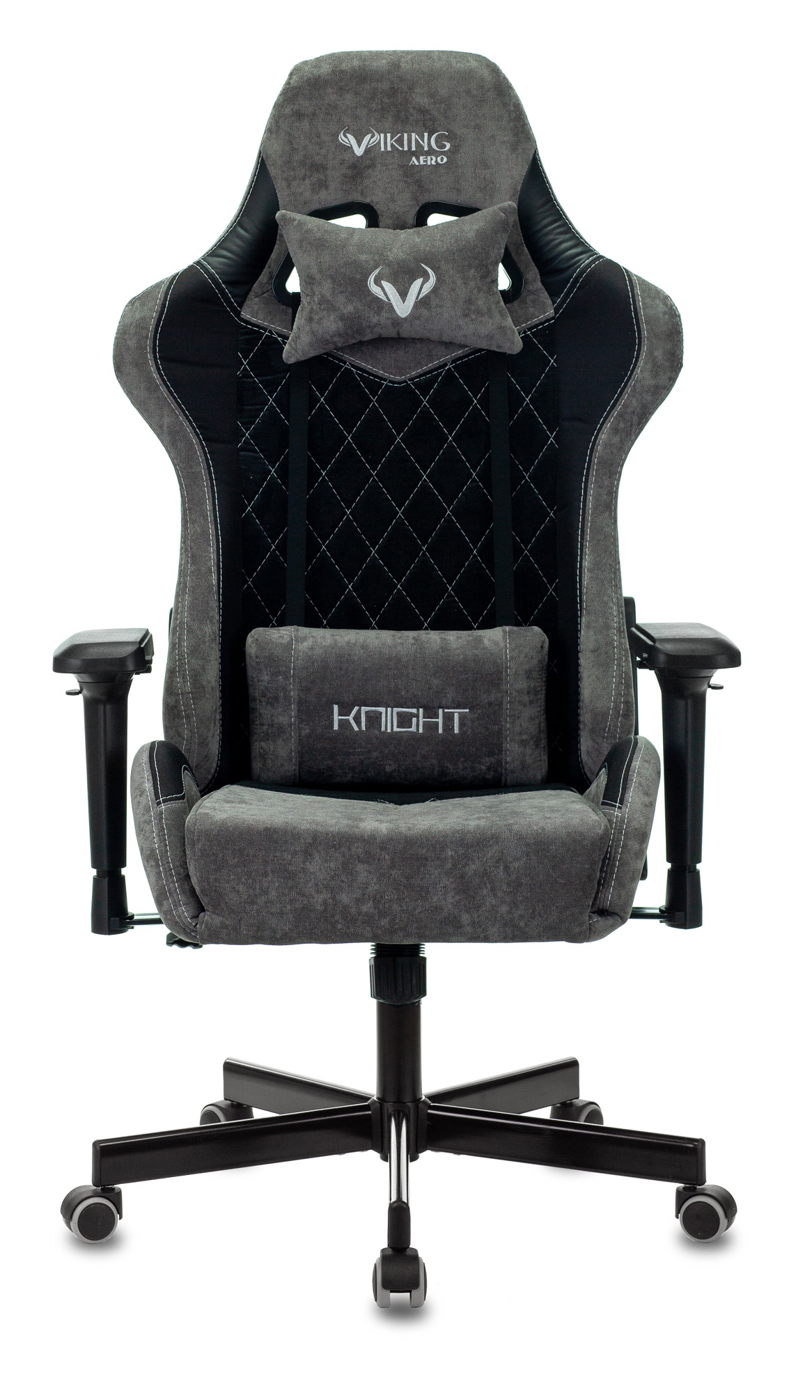 

Кресло Бюрократ VIKING 7 KNIGHT B цвет черный, текстиль/эко.кожа, с подголов., крестовина металл, VIKING 7 KNIGHT B