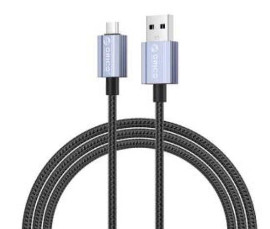 Изображение товара Интерфейсный кабель Orico GQA66 USB 2.0 A to USB-C 66W быстрая зарядка