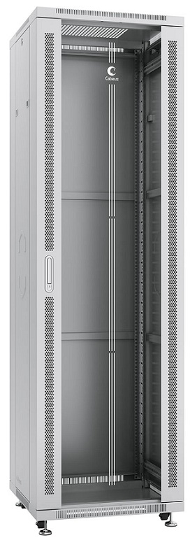 

Шкаф напольный 19", 42U Cabeus SH-05C-42U60/60 600x600x2055mm (ШхГхВ) передняя стеклянная и задняя сплошная металлическая двери, ручка с замком, цвет, SH-05C-42U60/60