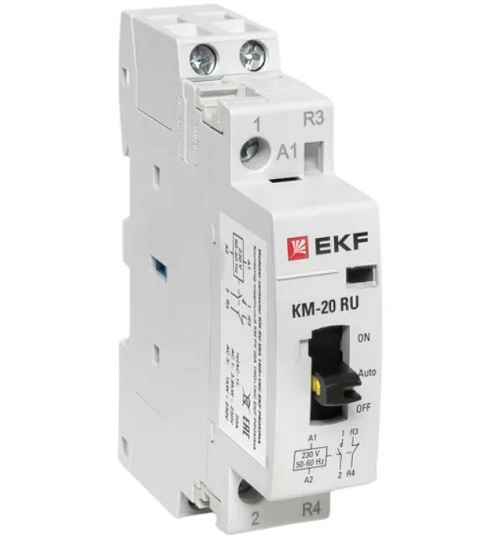 

Контактор EKF km-1m-20-11 КМ РУ 20А 1NO+1NC (1 мод.), km-1m-20-11