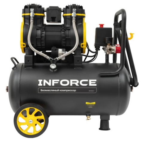 Изображение товара Компрессор Inforce OCX-24L-O поршневой безмасляный электрический с колесами