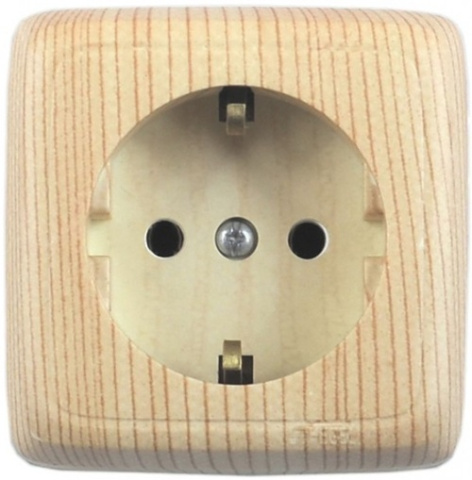 Изображение товара Розетка с заземлением HEGEL РА16-113-02