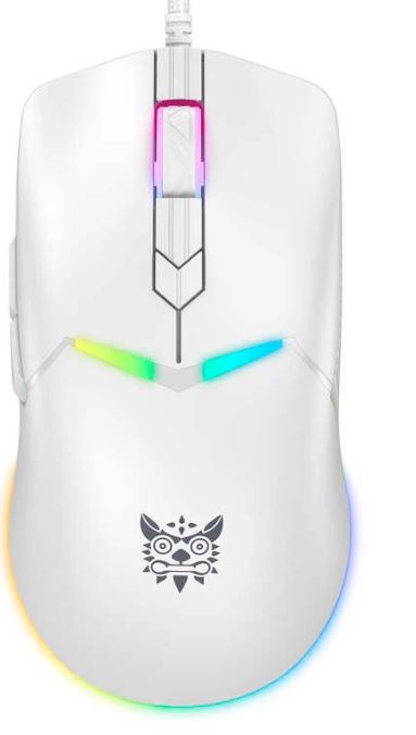 

Мышь ONIKUMA CW929 5 кнопок, 400-6400 dpi, White, CW929