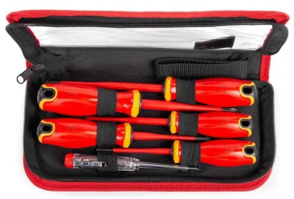 Изображение товара Набор отверток КВТ 88932 - диэлектрическое покрытие, 6 шт, PH/SL