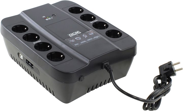 

Источник бесперебойного питания Powercom SPD-1000U 688277 Spider, 1000VA/550W, USB, 8*EURO, SPD-1000U