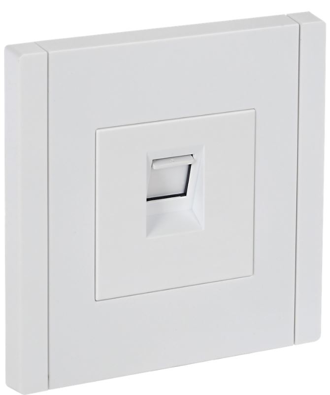 

Розетка компьютерная IEK FP-K10-1-K01 FORTE&PIANO RJ45 кат.5E FP232 белый, FP-K10-1-K01