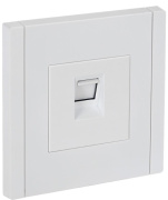 фото Розетка компьютерная IEK FP-K10-1-K01