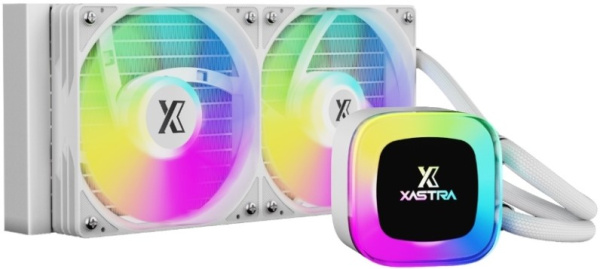 Изображение товара Система охлаждения Xastra LP240 ARGB WH с ARGB подсветкой и двумя вентиляторами