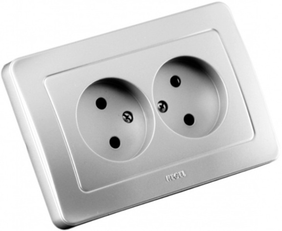 Изображение товара Розетка с заземлением HEGEL РС16-341-06 для бытовых приборов