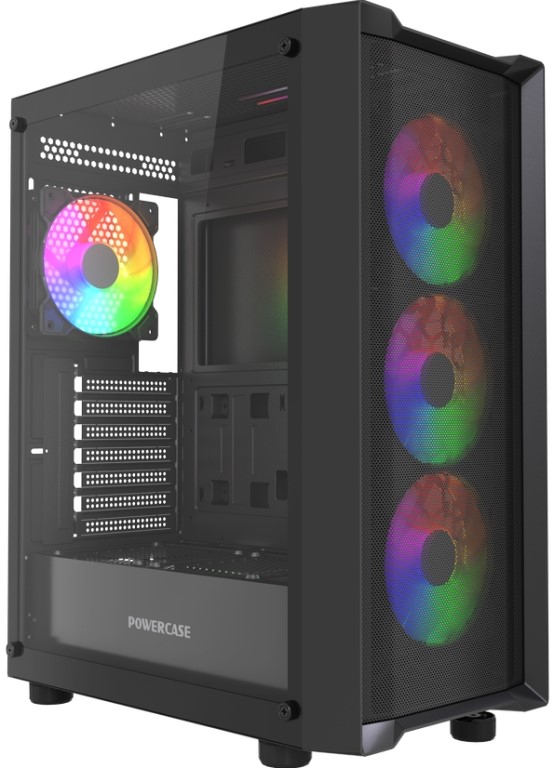 

Корпус ATX Powercase Mistral EA19 без БП, черный, боковая панель из закалённого стекла, USB 3.0, 2*USB 2.0, Mistral EA19