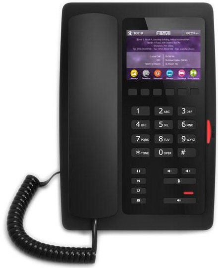 

Телефон VoiceIP Fanvil H5 2 порта 10/100 Мбит, PoE, цветной дисплей, H5