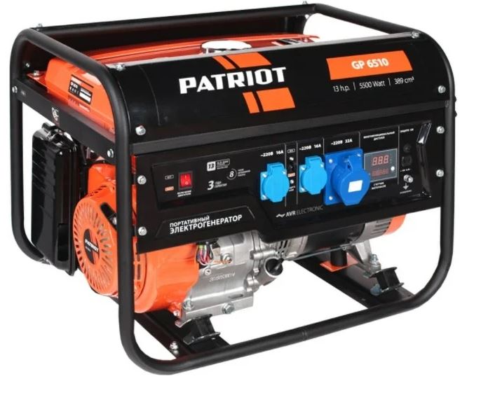 

Генератор бензиновый Patriot 6510 474101565 Patriot, 6510