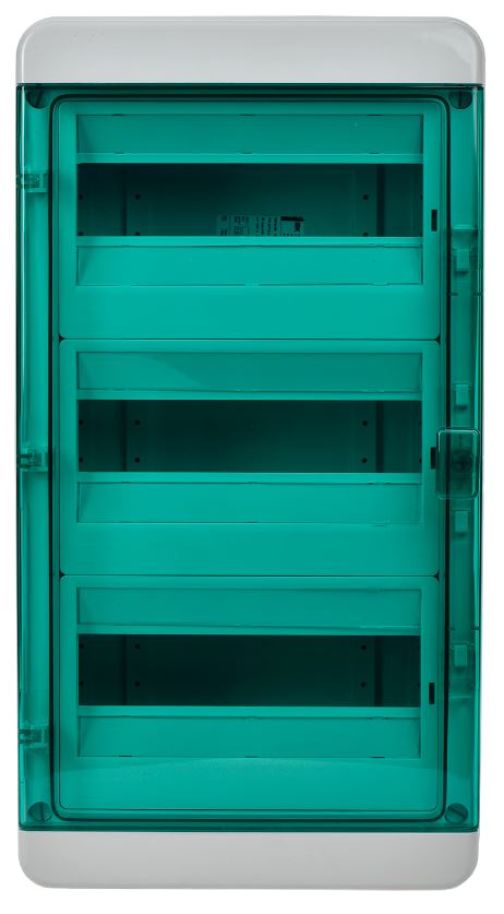 

Бокс IEK TF5-KP72-N-36-65-K03-K06 TEKFOR пластиковый КМПн-36 IP65 зеленая прозрачная дверь, TF5-KP72-N-36-65-K03-K06