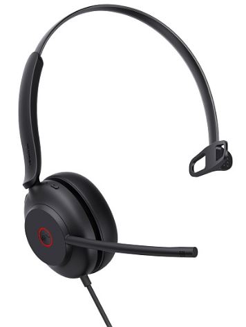 

Гарнитура Yealink UH35 Mono UC Моно, Проводная, HD звук, шумоподавление, LED-индикатор, USB, UH35 Mono UC