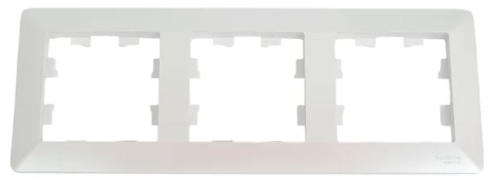 

Рамка тройная Systeme Electric ATN220403 ATLASDESIGN AIR ЖЕМЧУГ/дымчатый белый, ATN220403