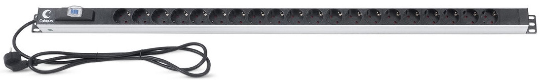 фото Блок розеток 19, 20 розеток  Cabeus PDU-16-20S-B
