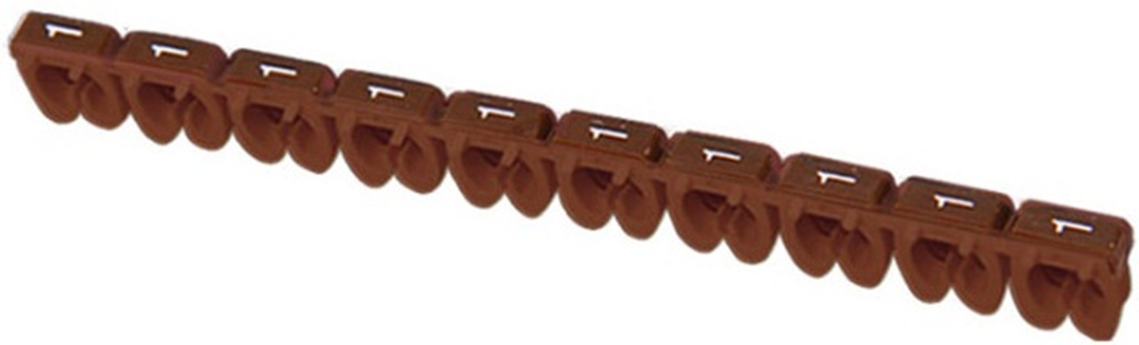 

Маркер на кабель IEK UMK01-02-1 МКН-"1" коричневый 1,5мм2 (1500шт/упак), UMK01-02-1