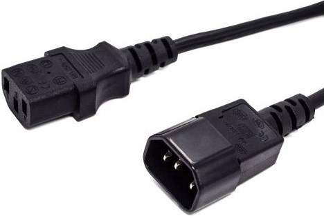 

Шнур C3 SOLUTIONS C3.PC1157 С13-С14 30,75, 10А, длина 1,8м, черный, C3.PC1157