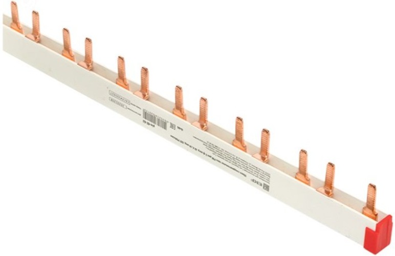 

Шина EKF pin-02-63 соединительная PIN 2-фазная 63А медь изол. 54 модуля (длина 1м), pin-02-63