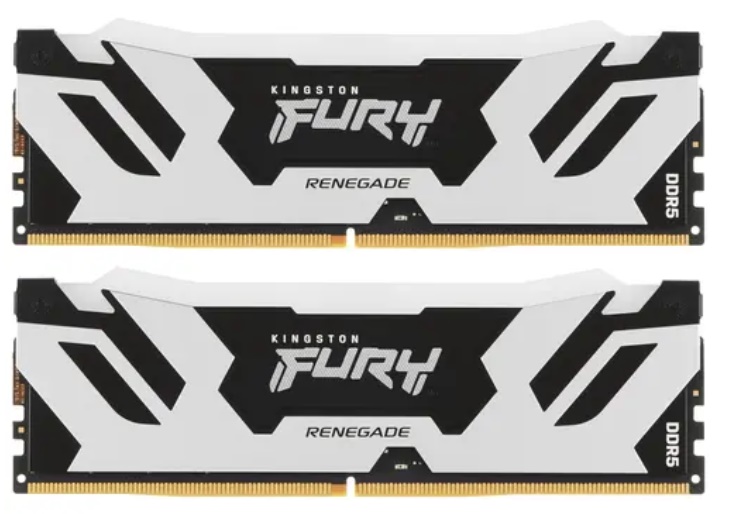 

Модуль памяти DDR5 96GB (2*48GB) Kingston FURY KF560C32RSAK2-96 Renegade RGB XMP 6000MHz CL32 1.35V 288-pin 24Gbit, KF560C32RSAK2-96