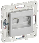фото Розетка компьютерная IEK SK-K20-2-K23