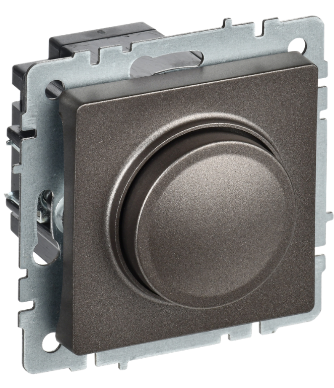 

Светорегулятор IEK BR-D20-0600-K45 BRITE поворотно-нажимной 600Вт СС10-1-0-БрТБ Бронза, BR-D20-0600-K45