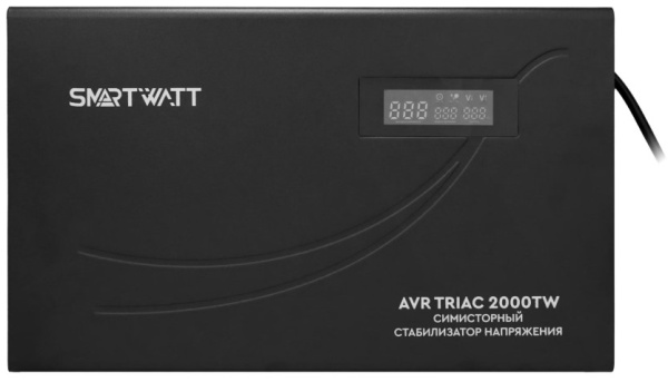 Изображение товара Стабилизатор напряжения SmartWatt AVR TRIAC 2000TW настенный с дисплеем