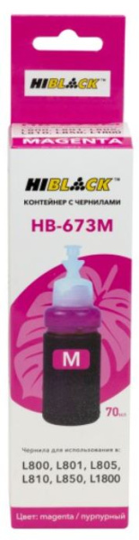 Изображение товара Hi-Black пурпурный тонер картридж для принтеров Epson L800 L801 L810 L850