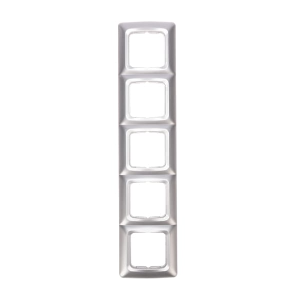 

Рамка KRANZ KR-78-0289 DEA 5-я горизонтальная серебряный металлик, KR-78-0289