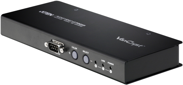 

Удлинитель Aten VE500RQ-AT-G VGA/SVGA+AUDIO+RS232, 300 м, 1xUTP Cat5e, HD-DB15+MINIJACK+SCREW 5 POLE+DB9+RJ45, F+F+5xF+M+F, без шнуров, БП 220> 5.3V, VE500RQ-AT-G