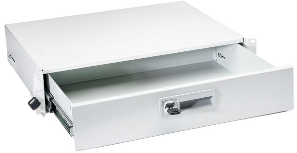 Изображение товара Ящик Cabeus DRW-2U для серверных систем 2U серого цвета