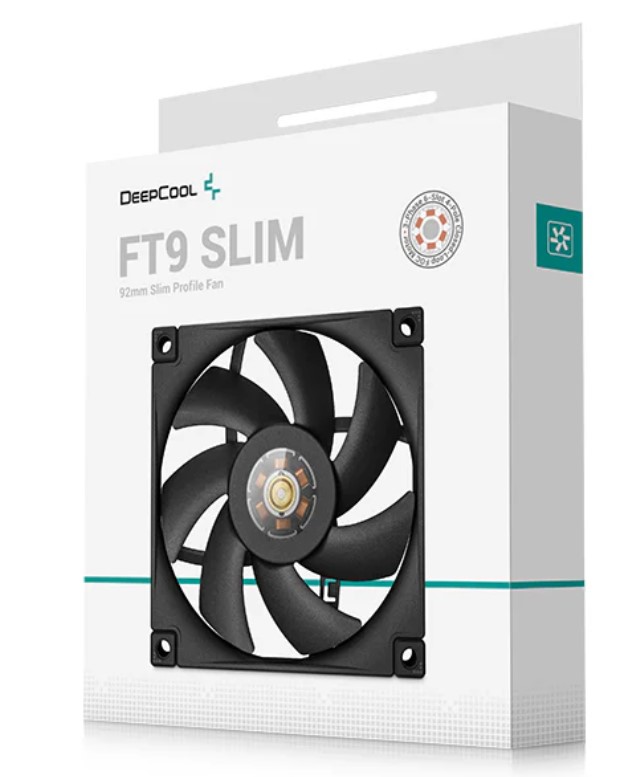 

Вентилятор для корпуса Deepcool FT9 SLIM 92x92x15mm, 1500-2950rpm, 31.18 CFM, 23.2dBA, 4 pin PWM, Color BOX, FT9 SLIM