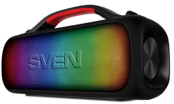 

Портативная акустика Sven PS-360 SV-021740 черная (24 Вт, Waterproof (IPx5), TWS, Bluetooth, FM, USB, 3000мА*ч), PS-360