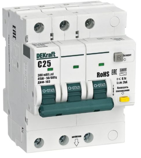 Изображение товара Автомат дифференциальный DEKraft 16394DEK