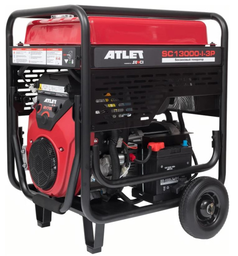 Изображение товара Генератор бензиновый ATLET SC13000-I-3P