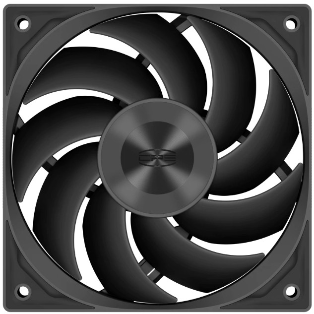 

Вентилятор для корпуса PCCooler F5R120 BK 3in1 120x120x25mm, 500-2200rpm, 86.73CFM, 32dBa, 4-pin PWM, Black (3-pack), F5R120 BK 3in1