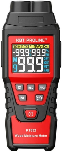 Изображение товара Влагомер КВТ 87282 - портативный штыревый влагомер для материалов