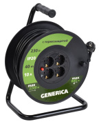 фото Удлинитель на катушке  GENERICA WKP10-10-04-40-G