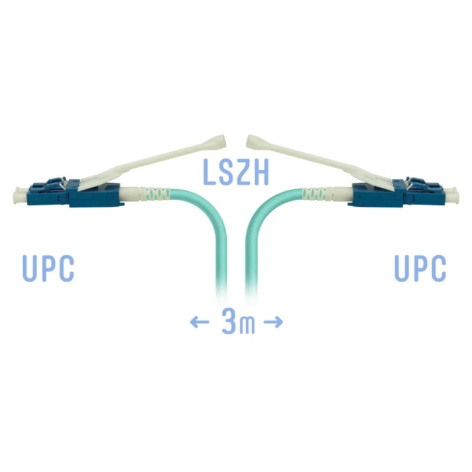 фото Кабель патч-корд волоконно-оптический SNR SNR-PC-LC/UPC-MM-DPX-HD-3m (2,0) в Екатеринбурге
