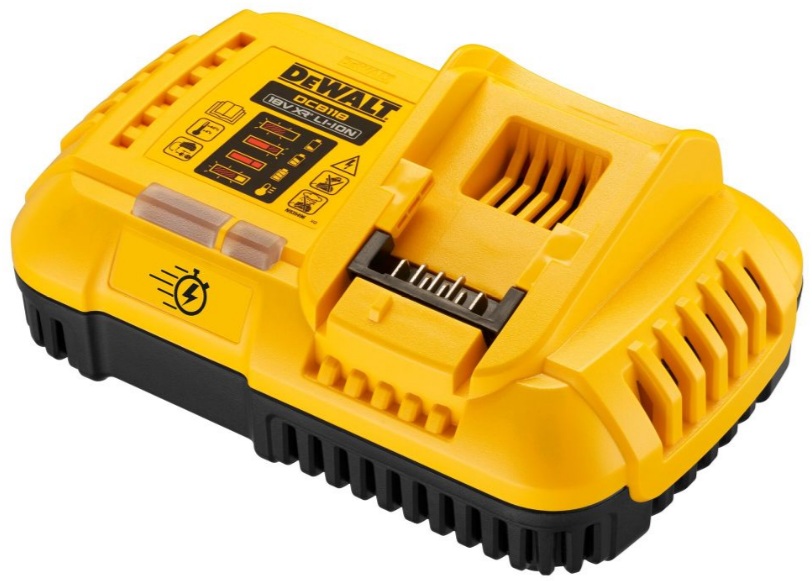 

Зарядное устройство DeWALT DCB118 универсальное XR Li-Ion 18-54В FLEXVOLT, DCB118
