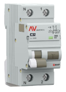фото Автомат дифференциальный  EKF rcbo10-1pn-32C-30-a-av