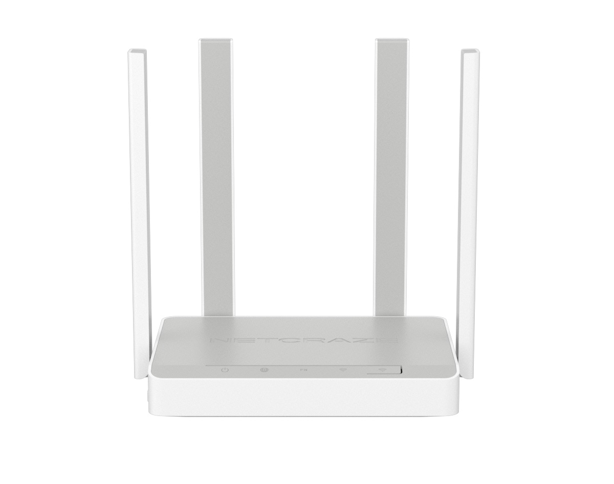 

Интернет-центр Netcraze Viva NC-1913 гигабитный с Mesh Wi-Fi 5 AC1200, 4-портовым Smart-коммутатором и многофункциональным портом USB, Viva