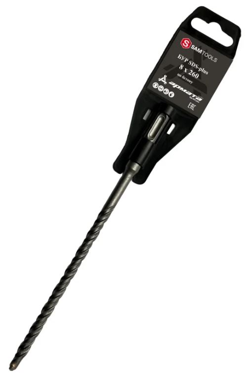 

Бур по бетону ООО САМ SAMC-008108260 SDS-plus 8x260 АРМАТА, SAMC-008108260