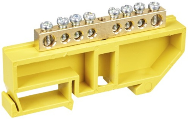 Изображение товара Шина IEK YNN10-69-8D-K05 латунная с изолятором 10-69 мм2