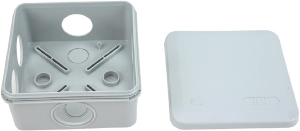 Изображение товара Коробка IEK UKO21-100-100-050-K41-55U для уравнивания потенциалов