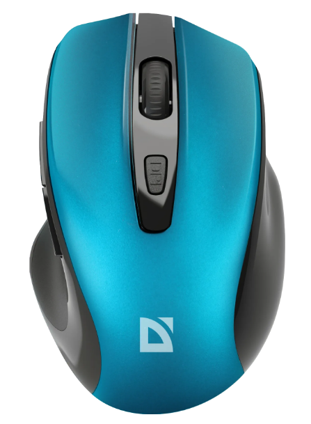 

Мышь Wireless Defender Prime MB-053 52054 USB, 800/1200/1600 dpi, бирюзовая, Prime MB-053