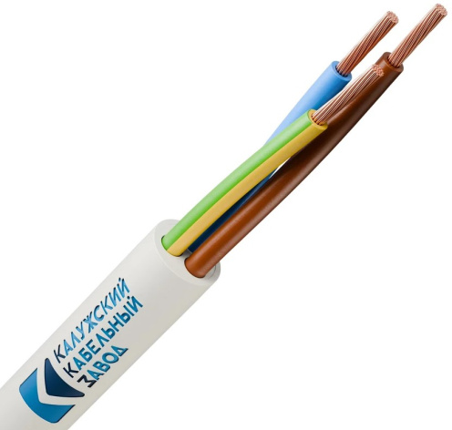 Изображение товара Провод ККЗ 01-8048-4 ПВС 3х2.5 мм2 кабель для электромонтажа белый